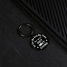 Load image into Gallery viewer, Funny Boss Coworker Gifts for Him Her Boss Day Inspirational Keychain for Colleague Subordinate Team Member Office Male Female Motivational Gifts for Work Partner Friends BFF Boss Leader Manager