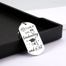 Load image into Gallery viewer, Funny College Graduation Gifts Keychains for Her Him 2022 Class of 2022 Seniors Nurse Grad High School Student Best Friend Graduate Masters Daughter Son Teen Boy Girl Inspirational Gifts for Women Men