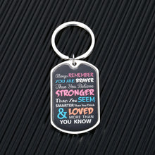 Load image into Gallery viewer, Novelty Inspirational Keychain Gifts for Daughter Son Women Men Christmas Birthday Graduation Encouragement Gift for Teen Boy Girl Friend Student from Mom Dad Motivational Jewelry Present