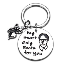 Load image into Gallery viewer, Valentines Day Gifts for Him Boyfriend Her Girlfriend Funny Office Keychain Merchandise for Women Men Kids Fans Birthday Wedding Valentines Gift for Husband Wife Fiance Fiancee Anniversary Key Chain