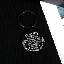 Load image into Gallery viewer, Son Gift for Son Inspirational Gift for Sons from Mom Dad Birthday Graduation Anniversary Valentines Christmas Wedding Come of Age Leaving Jewelry for Him Kids Young Sons Adult Sons Stepson son in Law