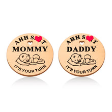 Load image into Gallery viewer, Stocking Stuffers for Women Men New Mom Gifts for Women First Time Dad Mom Gifts Funny Christmas Gifts for New Mom Dad Baby Shower Gifts Pregnancy Gifts for New Parents Fathers Day Decision Coin Gifts