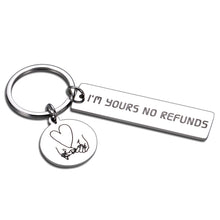 Load image into Gallery viewer, Funny Valentines Day Gifts Couple Keychain for Boyfriend Girlfriend Husband Wife Christmas Anniversary Birthday Wedding Gift for Hubby Wifey Women Men Fiance Fiancee I Love You Jewelry Key Chains