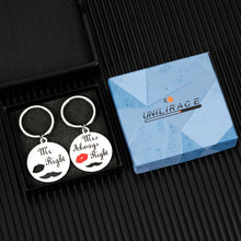 Load image into Gallery viewer, Christmas Couple Gift for Girlfriend Boyfriend Husband Wife Couple Valentines Day Birthday Anniversary Wedding Engagement Graduation Match Couples Jewelry for Women Men Lover Spouse Sweetheart Beloved