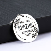 Load image into Gallery viewer, Christmas Inspirational Gifts Keychain for Women Men Son Daughter Birthday Graduation Keychains Confirmation Appreciation Gift for BFF Best Friend Coworker Encouragement Jewelry for Teenage Boy Girl