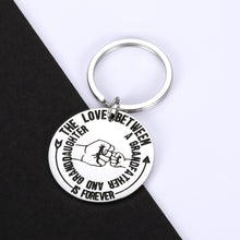 Load image into Gallery viewer, Christmas Grandpa Gifts Keychain for Grandfather from Granddaughter Happy Father’s Day Birthday Thanksgiving Gifts for Granddad Grandparents from Grandchildren Keychains Jewelry Gift