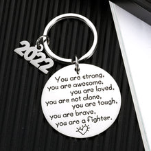 Load image into Gallery viewer, 2022 Graduation Gift Keychain for Him Her Class of 2022 Seniors College High School Medical Nursing Student Masters Doctor PHD Grad Gift for Kids Teens Friends Inspirational Birthday Christmas Jewelry