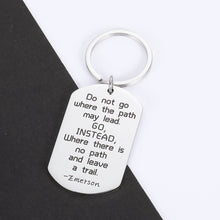 Load image into Gallery viewer, Inspirational gifts Keychain for Women Men Motivational Keychains Graduation Christmas birthday Gift for Son Daughter Boyfriend Girlfriend Dad Mom BFF Best Friend Wisdom Encouragement Jewelry Presents
