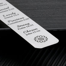 Load image into Gallery viewer, Stocking Stuffers for Women Christian Gifts for Women Inspirational Bible Verse Bookmark for Book Lovers Religious Gifts Pastor Appreciation Gifts Spiritual Gifts for Women Baptism Gift for Girls