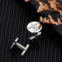 Load image into Gallery viewer, Fathers Day Gift for Dad from Daughter Son, Wedding Cufflinks Father of the Bride Gifts from Bride Groom, Birthday Anniversary Valentines Day Gifts for Men Daddy Father Papa Stepdad Husband Grandpa