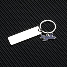 Load image into Gallery viewer, Long Distance Relationship Keychain Gifts for Boyfriend Girlfriend Couple Christmas Valentine's Day Birthday Anniversary Present I Love You More Than The Mile Between Us Jewelry for Husband Wife Lover