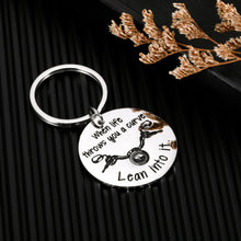 Load image into Gallery viewer, Christmas Inspirational Quote Gifts for Men Women Kids Adults Motivational Birthday Graduation Back to School Keychain for Son Daughter Teens Anniversary Valentine's Day Wedding Jewelry for Her Him