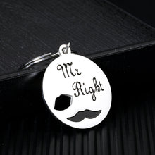 Load image into Gallery viewer, Christmas Couple Gift for Girlfriend Boyfriend Husband Wife Couple Valentines Day Birthday Anniversary Wedding Engagement Graduation Match Couples Jewelry for Women Men Lover Spouse Sweetheart Beloved