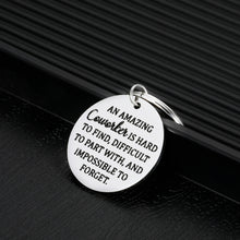 Load image into Gallery viewer, Boss Appreciation Gifts Keychain for Boss Lady Leaders Supervisor from Coworker Thank You Gift for Manager Mentor Christmas Birthday Thanksgiving Presents a Truly Great Boss is Hard to Find Keyring