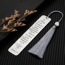 Load image into Gallery viewer, Inspirational Religious Christian Gift for Women Men Bible Verse Baptism Easter Gift for Him Her Boys Girls Godchild Birthday Anniversary Christmas Catholic Bookmark for Communion Godson Goddaughter