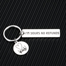 Load image into Gallery viewer, Funny Valentines Day Gifts Couple Keychain for Boyfriend Girlfriend Husband Wife Christmas Anniversary Birthday Wedding Gift for Hubby Wifey Women Men Fiance Fiancee I Love You Jewelry Key Chains