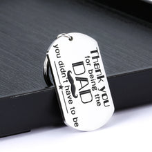 Load image into Gallery viewer, Funny Step Dad Gifts Keychains for Father Dad in Law from Daughter Son Christmas Father’s Day Bonus Stepdad Daddy Keychain Gift for Stepdaddy from Daughters Kids Birthday Thanksgiving Present