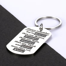 Load image into Gallery viewer, Inspirational Gifts for Women Men Son Daughter from Mom Dad Christmas Graduation Birthday Encouragement Keychain Gift to Teen Boys Girls BFF Best Friend Anniversary Motivational Jewelry Present