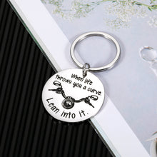 Load image into Gallery viewer, Christmas Inspirational Quote Gifts for Men Women Kids Adults Motivational Birthday Graduation Back to School Keychain for Son Daughter Teens Anniversary Valentine's Day Wedding Jewelry for Her Him
