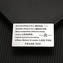 Load image into Gallery viewer, Boss Day Gifts for Men Boss Appreciation Thank You Gifts for Him Boss Leader Mentor Supervisor Coworker Christmas Birthday Retirement Leaving Gifts for Boss Male Colleague Office Partners Friends BFF