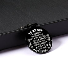 Load image into Gallery viewer, Son Gift for Son Inspirational Gift for Sons from Mom Dad Birthday Graduation Anniversary Valentines Christmas Wedding Come of Age Leaving Jewelry for Him Kids Young Sons Adult Sons Stepson son in Law