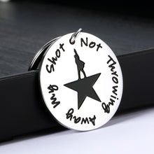 Load image into Gallery viewer, Hamilton Musical Merchandise Gifts Inspirational Keychain for Kids Boys Girls Fans Birthday Graduation Valentines Hamilton Musical Merch Gift Not Throwing Away My Shot Broadway Theater Key Chians