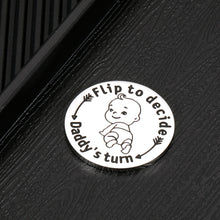 Load image into Gallery viewer, Funny New Baby Gift for Parents Mom Dad Pregnancy Baby Shower Gifts for New Mummy Daddy to Be Wife Husband Decision Coin for Women Men Mother Father BFF on Anniversary Christmas Birthday Double-Sided