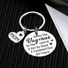 Load image into Gallery viewer, Funny Mothers Day Gifts from Daughter Son, Mom keychain for Women Mother Mummy from Kids Child Baby Birthday Anniversary Valentines Christmas Gift for her New Mom Mommy to Be