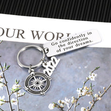 Load image into Gallery viewer, Class of 2022 Inspirational Graduation Gift for Him, College High School Graduation Gift for Him, Congratulations Gift Seniors Graduating Nursing Students Master Doctor PHD Grad Keychain for Men Women