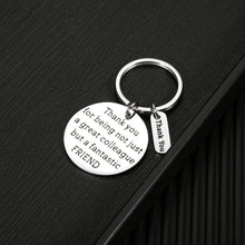 Load image into Gallery viewer, Coworker Gifts Colleague Keychain for Her Him Boss Day Appreciation Thank You Birthday Christmas Gift for Women Men Retirement Leaving Going Away Gifts for Office Female Male Work Partner Friends BFF