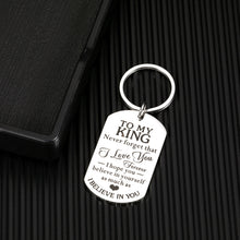 Load image into Gallery viewer, Christmas Anniversary Valentines Day Gifts for Boyfriend Husband to My King Birthday Gifts for Him Boy Male Wedding Jewelry for Men Groom Fiance I Love You Gifts for Lover Sweetheart Soulmate Couple