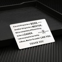 Load image into Gallery viewer, Boss Day Gifts for Men Boss Appreciation Thank You Gifts for Him Boss Leader Mentor Supervisor Coworker Christmas Birthday Retirement Leaving Gifts for Boss Male Colleague Office Partners Friends BFF