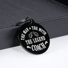Load image into Gallery viewer, Coach Gifts for Him Appreciation Thank You Gifts for Men Great Coach Keychain for Basketball Softball Volleyball Football Soccer Swimming Coach Leader Boss Manager on Birthday Anniversary Christmas