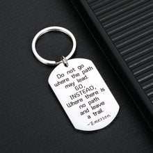 Load image into Gallery viewer, Inspirational gifts Keychain for Women Men Motivational Keychains Graduation Christmas birthday Gift for Son Daughter Boyfriend Girlfriend Dad Mom BFF Best Friend Wisdom Encouragement Jewelry Presents