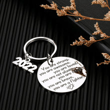 Load image into Gallery viewer, 2022 Graduation Gift Keychain for Him Her Class of 2022 Seniors College High School Medical Nursing Student Masters Doctor PHD Grad Gift for Kids Teens Friends Inspirational Birthday Christmas Jewelry