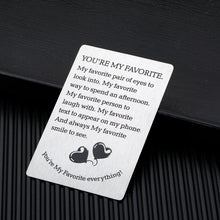 Load image into Gallery viewer, Stocking Stuffers for Men Women Couple Gifts for Men Anniversary Valentines Day Gifts for Him Boyfriend Wallet Card Gifts for Men Unique Birthday Gifts for Men Boyfriend Husband Romantic Gift for Him