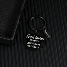 Load image into Gallery viewer, Leaders Appreciation Gifts Boss Day Keychain for Boss Leader Boss Lady Supervisor PM Mentor Christmas Birthday Thank You Retirement Farewell Jewelry for Boss Male Female Coworker Colleague Friends BFF