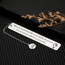 Load image into Gallery viewer, Appreciation Gifts for Employee Coworker Thank You Gift for Boss Teacher Nurse Coach Thanksgiving Birthday Anniversary Christmas Promotion Gift for Men Women Retirement Farewell Inspirational Bookmark