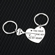 Load image into Gallery viewer, 2Pcs Couple Gifts Annyversary Keychain for Boyfriend Girlfriend Husband Wife Christmas Valentine's Day Birthday Gift Keychains for Women Men You Hold The Key to My Heart Jewelry Present