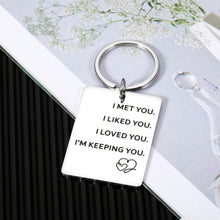 Load image into Gallery viewer, I Love You Gift Valentines Day Jewelry for Him Her Boyfriend Girlfriend Husband Wife