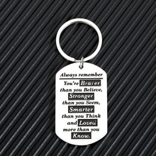 Load image into Gallery viewer, Inspirational Gifts for Women Men Son Daughter from Mom Dad Christmas Graduation Birthday Encouragement Keychain Gift to Teen Boys Girls BFF Best Friend Anniversary Motivational Jewelry Present
