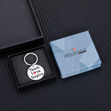 Load image into Gallery viewer, Teacher Appreciation Keychain Gifts for Women Men Thank You Christmas Gift for Teachers from Student Teen Boy Girl Teacher’s Day Thanksgiving Birthday Graduation Jewelry Teach Love Inspire Presents