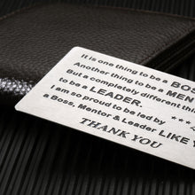 Load image into Gallery viewer, Boss Day Gifts for Men Boss Appreciation Thank You Gifts for Him Boss Leader Mentor Supervisor Coworker Christmas Birthday Retirement Leaving Gifts for Boss Male Colleague Office Partners Friends BFF