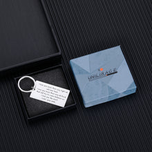 Load image into Gallery viewer, Christmas Husband Keychain Gifts from Wife Anniversary Birthday Valentines Day Wedding Gift Keychain for Hubby Boyfriend Groom Fiance Couple from Wifey Girlfriend Fiancee Bride I Love You Present