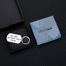 Load image into Gallery viewer, Funny Boyfriend Keychain Gift for Husband Hubby Couple from Girlfriend Wife Wifey Anniversary Birthday Valentine Jewelry for Man Him from Women Her You Have My Heart Christmas Thanksgiving Presents