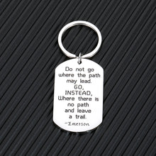 Load image into Gallery viewer, Inspirational gifts Keychain for Women Men Motivational Keychains Graduation Christmas birthday Gift for Son Daughter Boyfriend Girlfriend Dad Mom BFF Best Friend Wisdom Encouragement Jewelry Presents