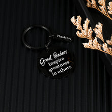 Load image into Gallery viewer, Leaders Appreciation Gifts Boss Day Keychain for Boss Leader Boss Lady Supervisor PM Mentor Christmas Birthday Thank You Retirement Farewell Jewelry for Boss Male Female Coworker Colleague Friends BFF