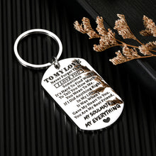 Load image into Gallery viewer, Anniversary Giftt for Him Her To My Love Valentines Day Birthday Giftt for Boyfriend Girlfriend Husband Wife I LOVE YOU Keychain for Women Men Lover Sweetheart Spouse Bride Groom on Wedding Christmas