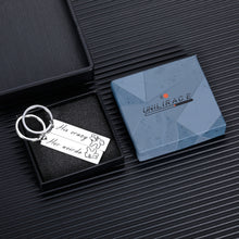 Load image into Gallery viewer, 2PCS Funny Couples Matching Gifts Keychain for Him Her Boyfriend Girlfriend Anniversary Valentines Day Birthday Wedding Gift for Women Men Husband Wife His Crazy Her Weirdo Jewelry Present Key Chains