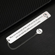 Load image into Gallery viewer, Appreciation Gifts for Employee Coworker Thank You Gift for Boss Teacher Nurse Coach Thanksgiving Birthday Anniversary Christmas Promotion Gift for Men Women Retirement Farewell Inspirational Bookmark